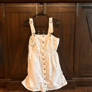 American Eagle Outfitters White Button-Down Dress
